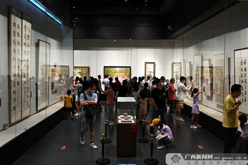 國家精品藝術盛宴亮相廣西美術館 迎來觀展高峰